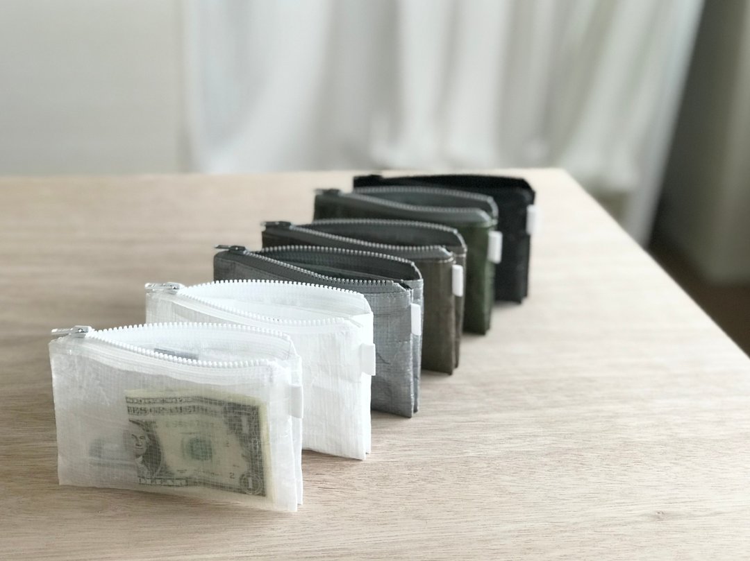 clear [mini wallet] Ultra-lightweight polyethylene material / unisex - 皮夹/钱包 - 其他人造纤维 透明