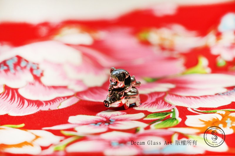 DreamGlassArt*Bear Pig BonBonBon-SBB-190113 -官方限定款*168 - 手链/手环 - 其他金属 银色