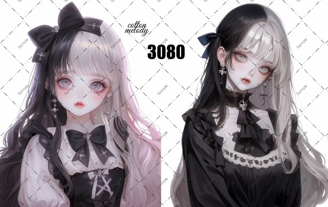 original sticker o.3080 人物贴纸 原创贴纸 cotton melody - 贴纸 - 纸 