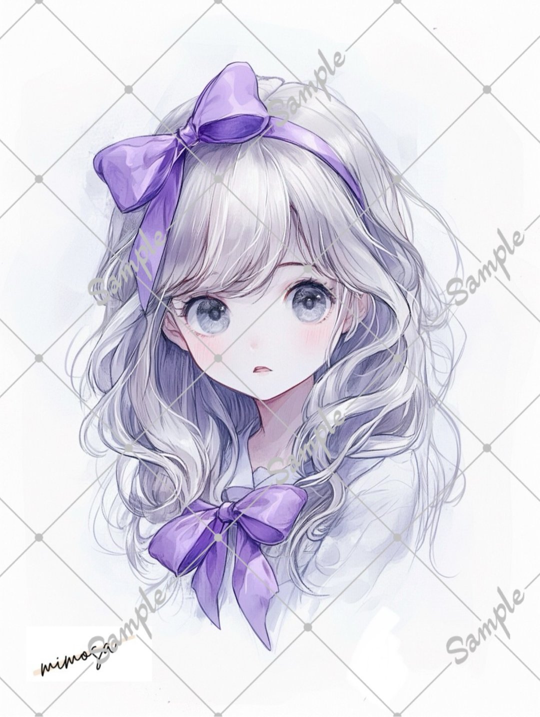 原创 人物贴纸 一组五张 - 贴纸 - 纸 