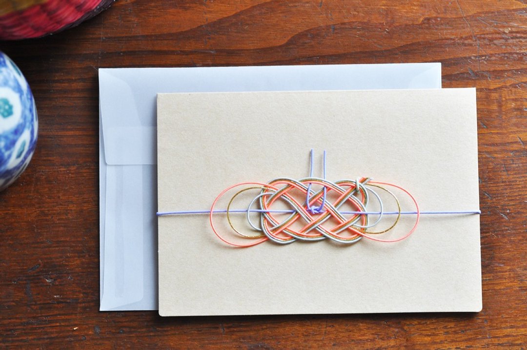 Greeting card - Iwai - 8 - 卡片/明信片 - 纸 卡其色
