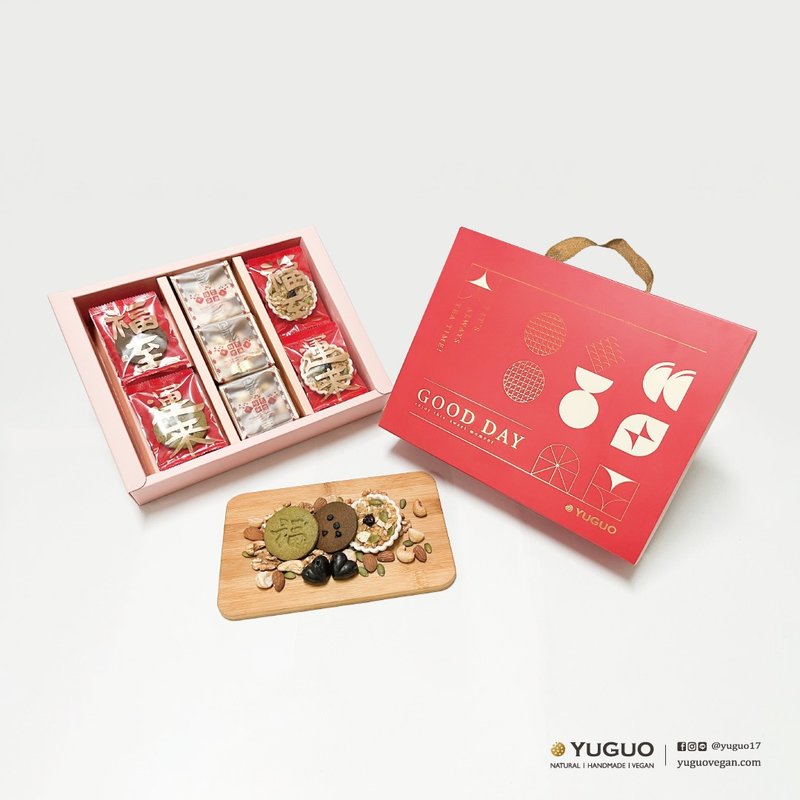 【福多一点】祝福礼盒 - 零食/点心 - 新鲜食材 红色