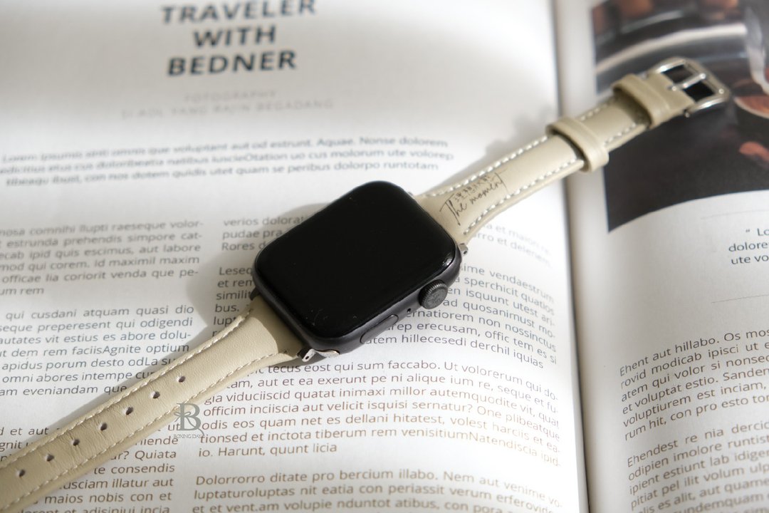 Apple Watch |小牛皮表带 可雷雕定制 - 表带 - 真皮 