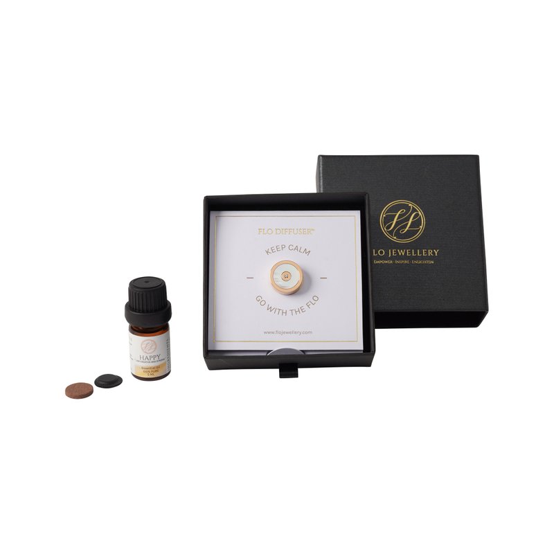 珍珠贝母专利扩香饰物口罩扣连精油及备用扩香石 - 其他 - 不锈钢 金色