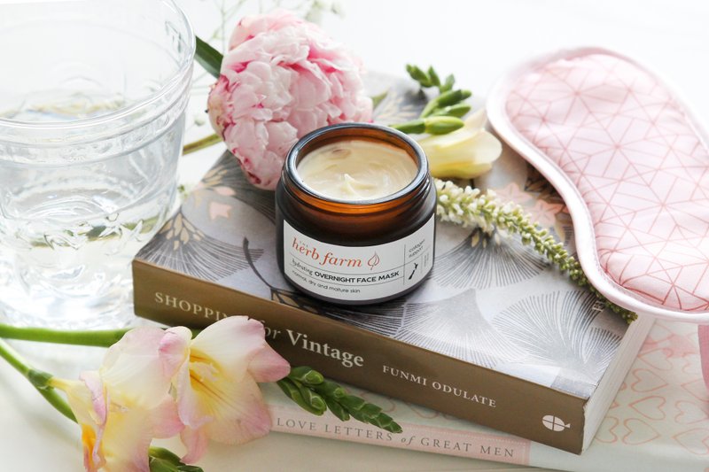 Herb Farm 水亮保湿睡眠面膜 - 面膜/冻膜 - 浓缩/萃取物 白色