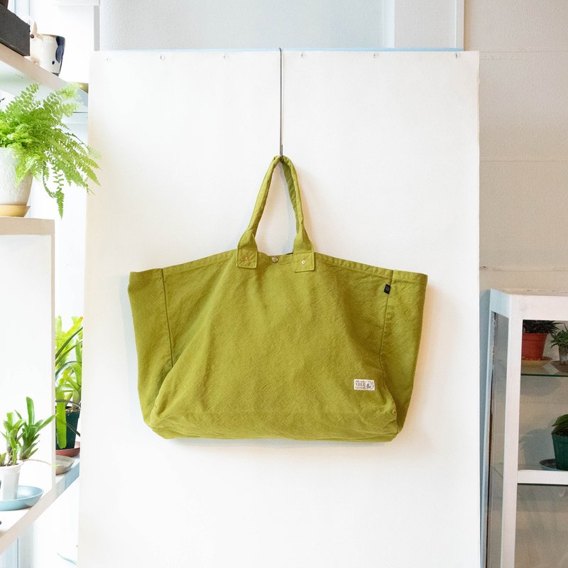 Stylist Bag [Wakakusa] (VC-15) - 侧背包/斜挎包 - 棉．麻 绿色