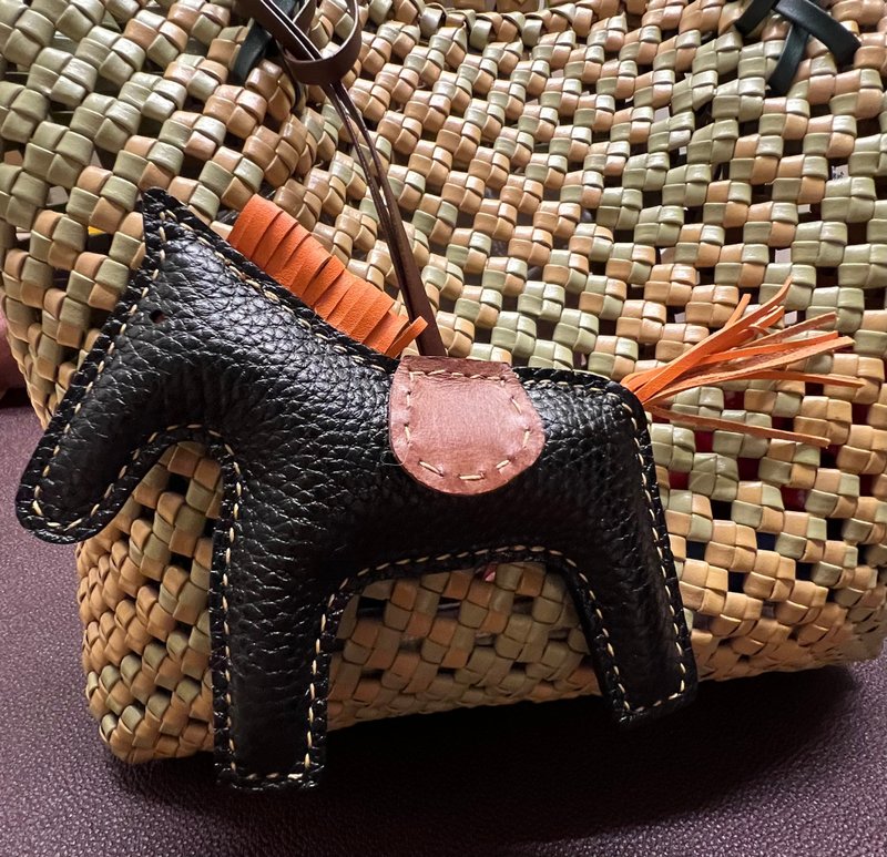 马力全开-皮革吊饰 - 吊饰 - 真皮 黑色