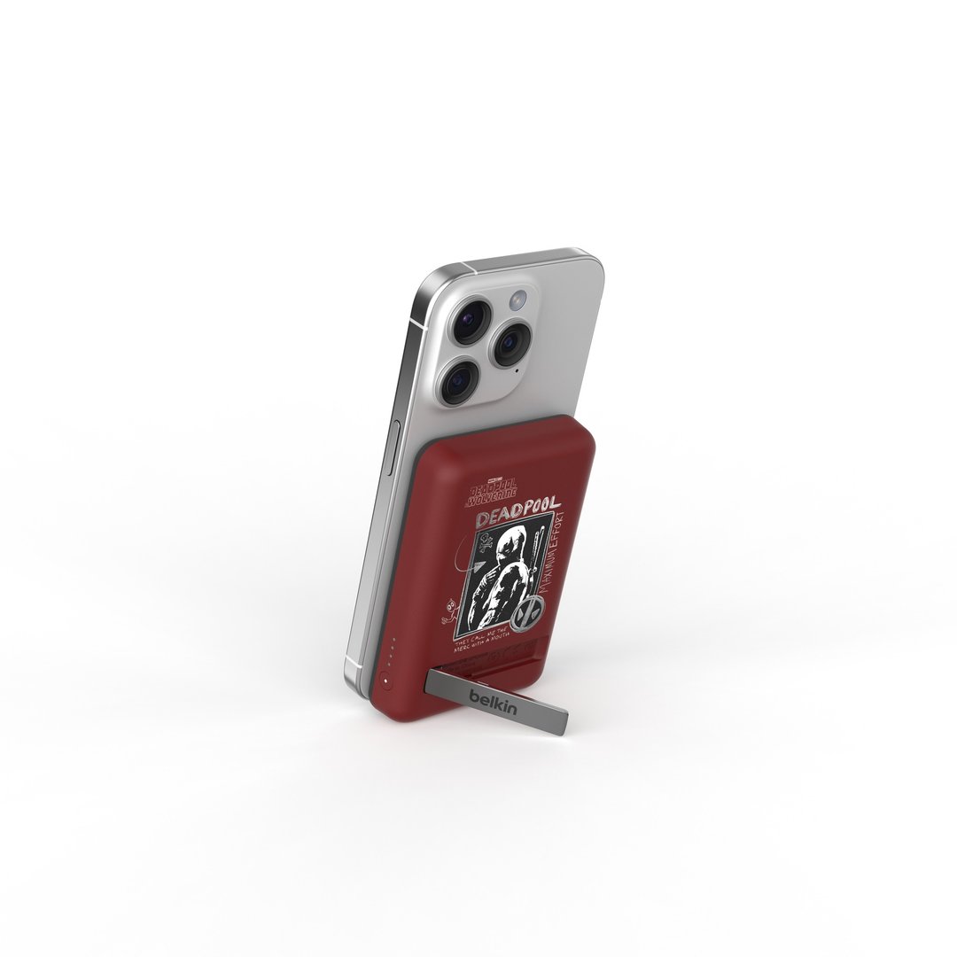5000 mAh Qi2 磁吸无线充电行动电源 Deadpool - 充电宝/传输线 - 其他材质 