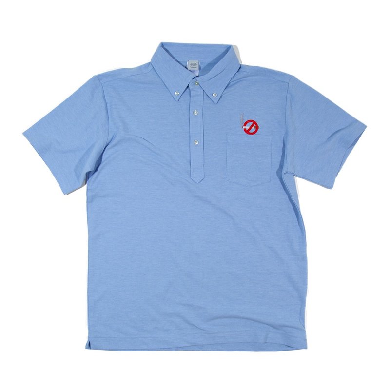 For Father's Day gifts. Daddy No smoking, no smoking polo shirt up to 3XL size - 女装上衣 - 棉．麻 蓝色