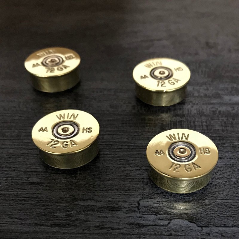 Bullet Designs 12口径散弹枪子弹 强力磁铁4入/创意造型冰箱磁铁 - 其他 - 其他金属 