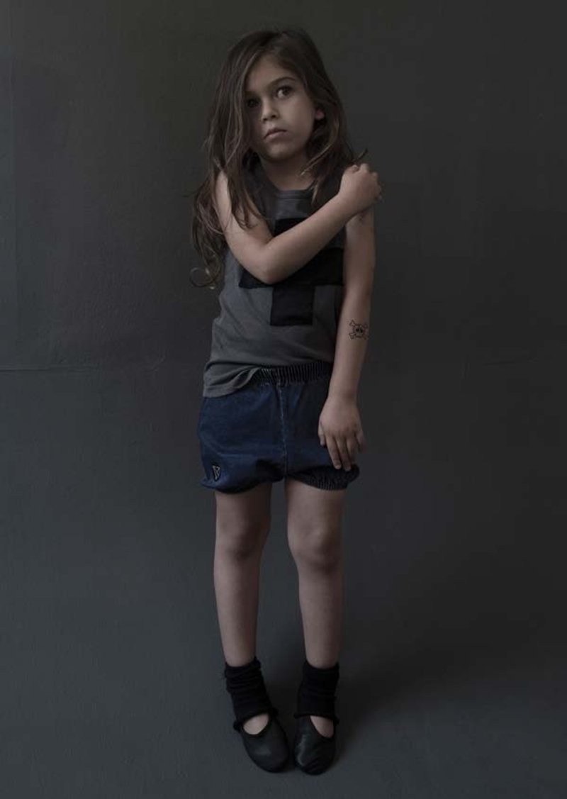 2016春夏 NUNUNU 牛仔 YOGA 短裤 YOGA SHORT PANTS - 其他 - 纸 蓝色