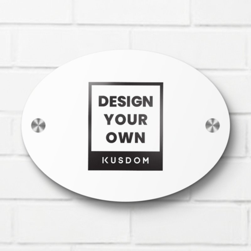 【定制化礼物】 门牌│墙壁/装饰/家居用品/告示牌/定制化门牌 - 门帘/门牌 - 木头 白色