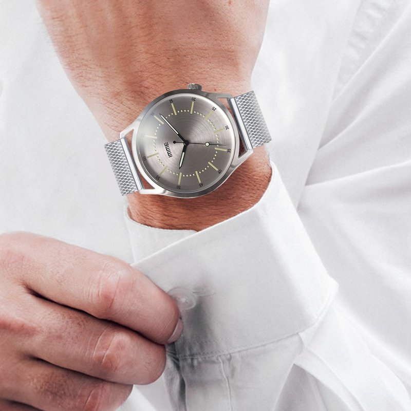 简约设计| 贴手易衬 | 新品优惠 - 男表/中性表 - 其他金属 银色