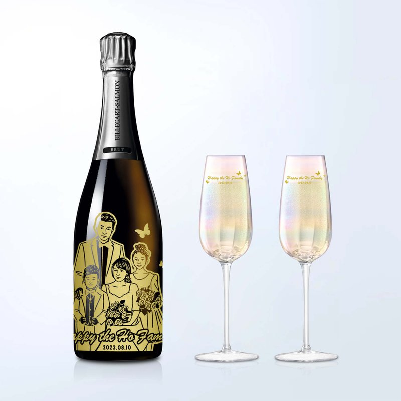 大容量香槟|定制化  Billecart Salmon BRUT RÉSERVE Champagne - 酒类 - 玻璃 