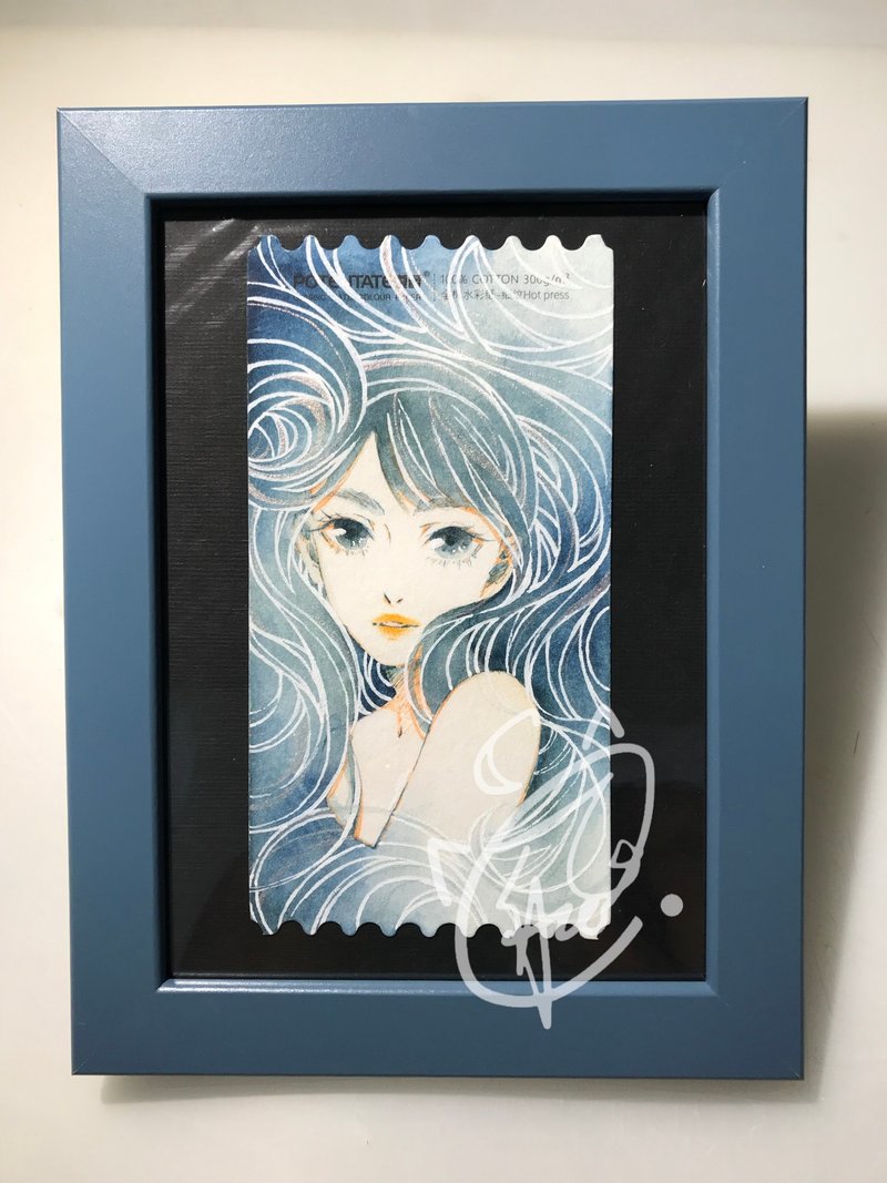 票卡系列—1—手绘画作原稿贩售 - 画框/相框 - 纸 
