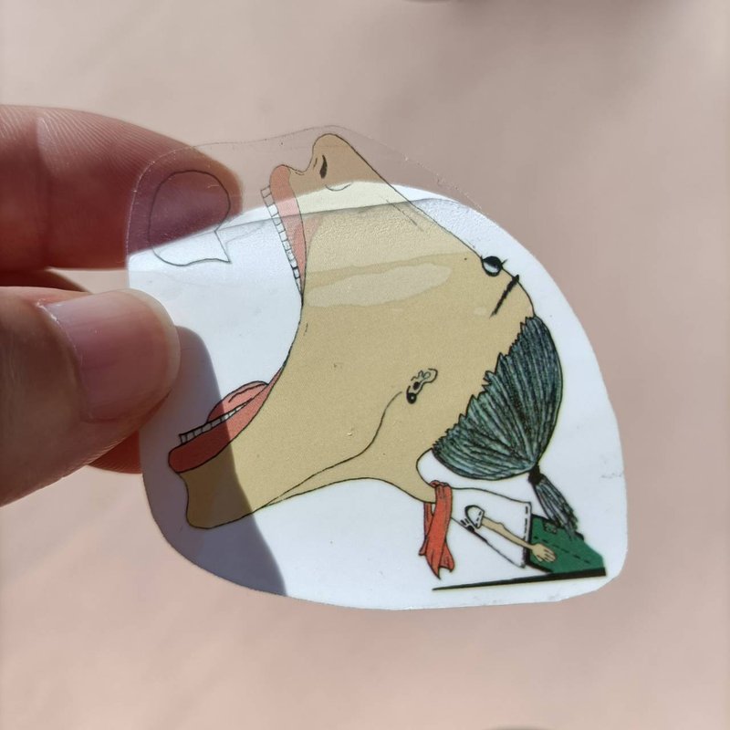 内向者的自白透明防水贴纸组 - 贴纸 - 塑料 透明