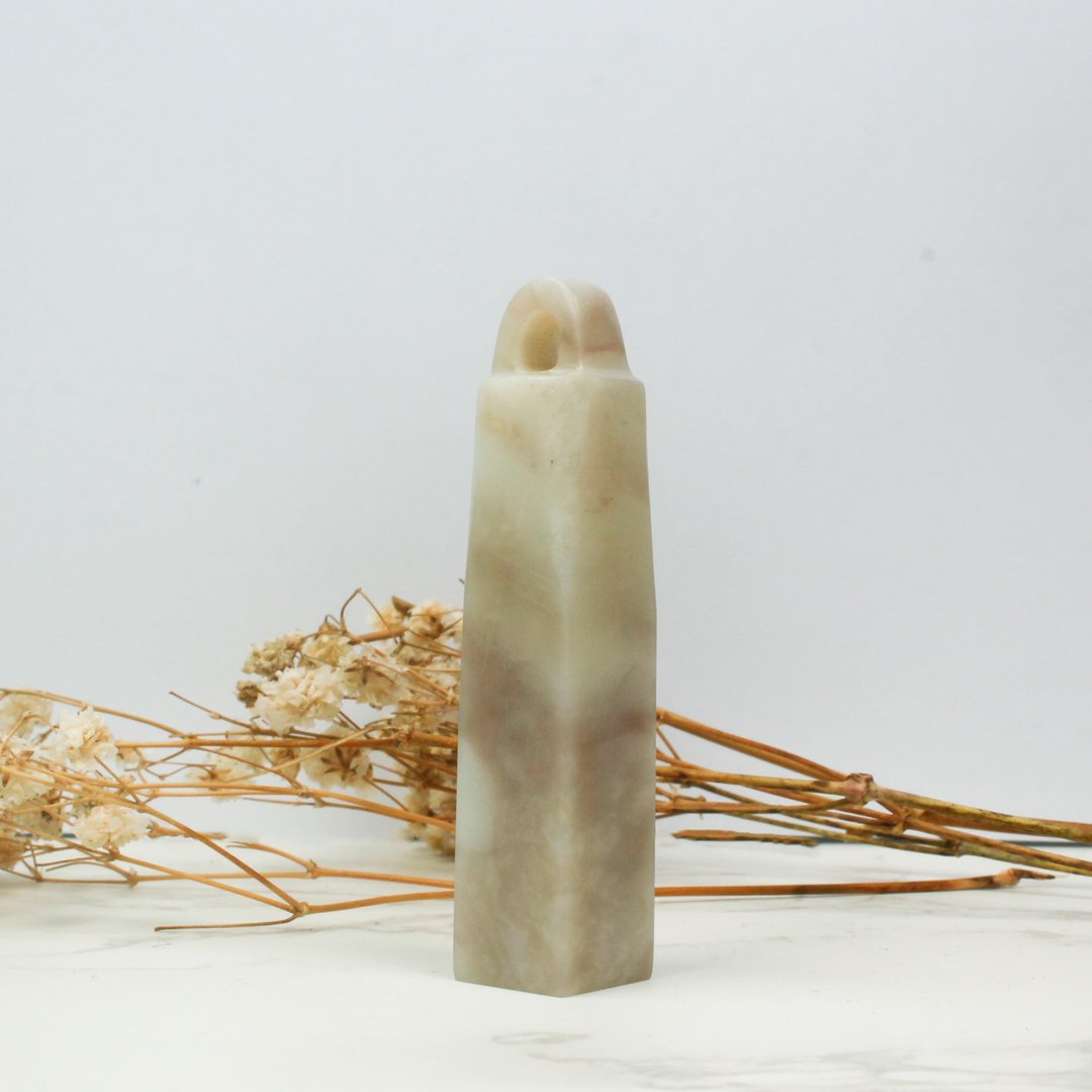 客制化手工印章-|老挝石钮 1.3x1.3 CM|手工篆刻印章 - 印章/印台 - 石头 