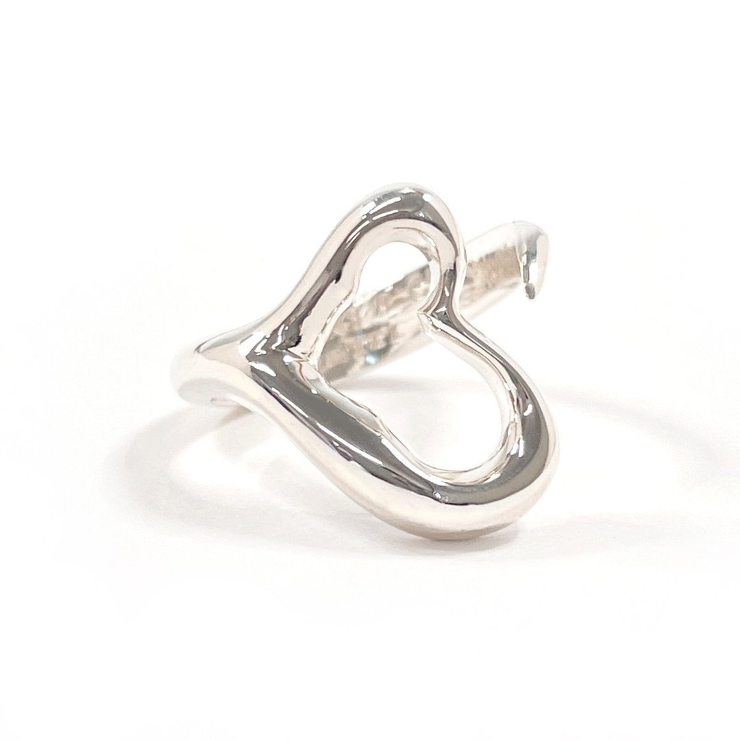 【日本直送 二手美品】9 号 蒂芙尼 TIFFANY&Co. 戒指 经典心形 艾尔莎·柏 લેટે 银 925 饰品 - 戒指 - 纯银 银色