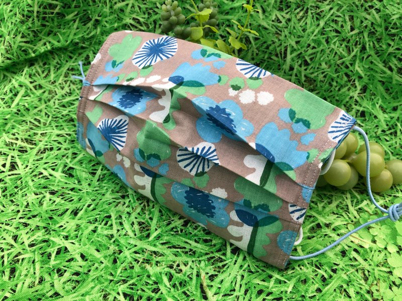 文青立体口罩/口罩套/可调可拆耳挂绳 适用医疗型口罩 - 口罩 - 棉．麻 卡其色