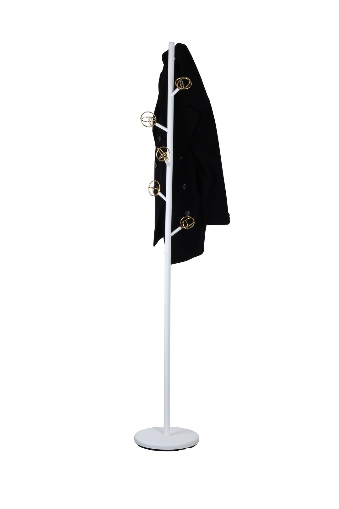 时尚简约衣帽架/挂衣架/收纳家具/铁管烤漆金属/白色 - 收纳用品 - 其他金属 白色