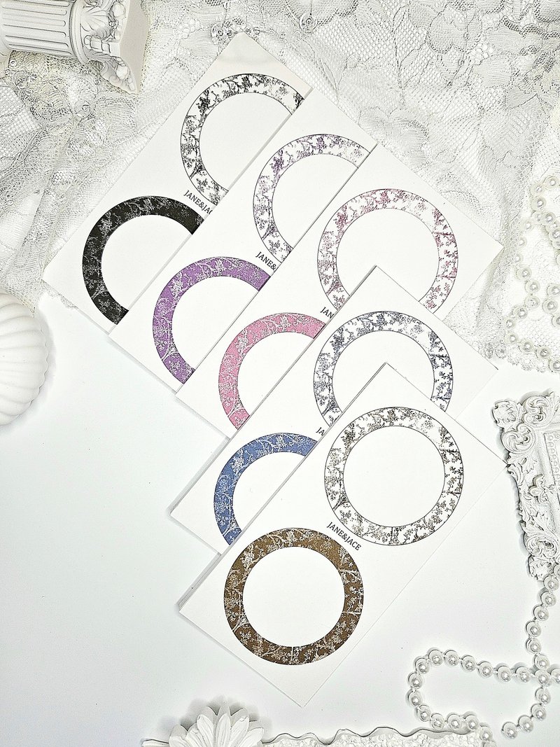 复古花卉边框 - 其他 - 纸 白色