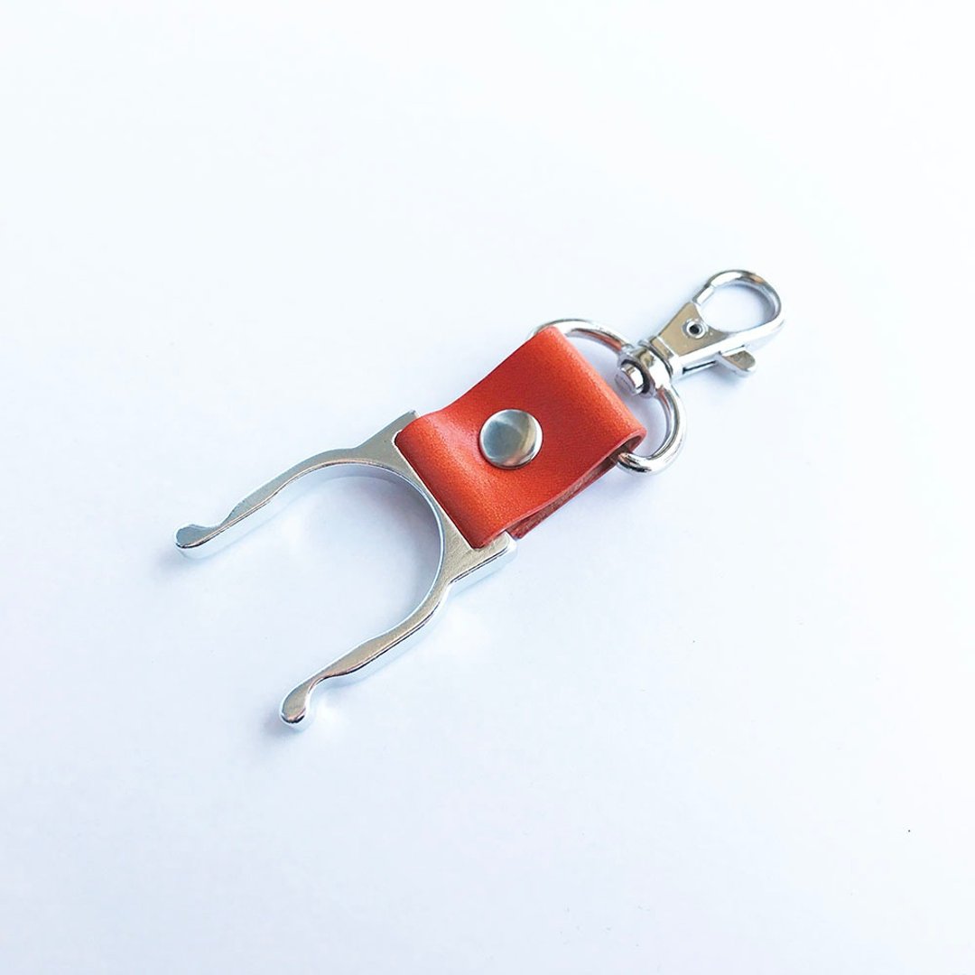 Tochigi leather bottle holder orange - 其他 - 真皮 橘色