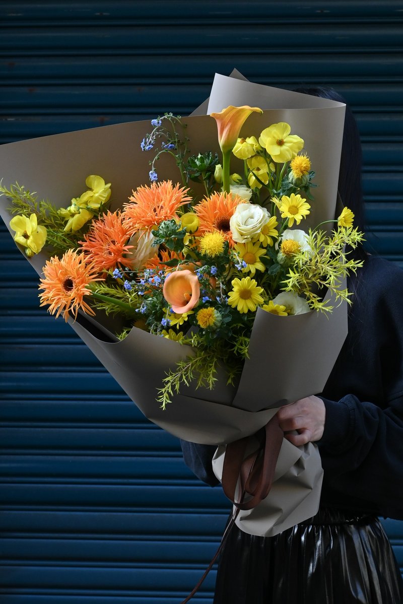 写给台湾的花  鲜花花束系列作品  敦南 - 植栽/盆栽 - 植物．花 黄色