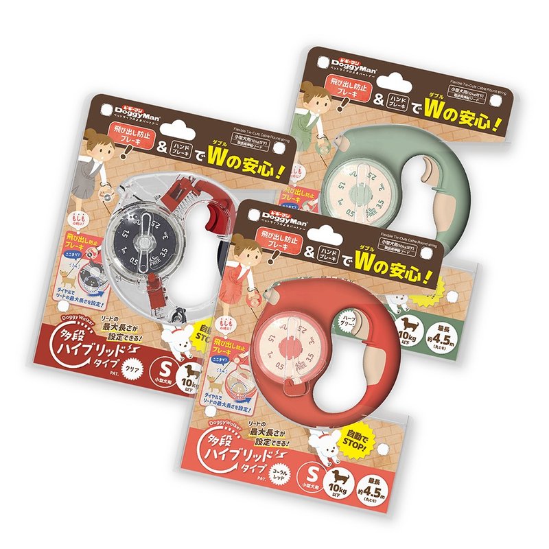 【日本DoggyMan】多段式伸缩带 ( 圆绳款 ) - 项圈/牵绳 - 其他材质 多色