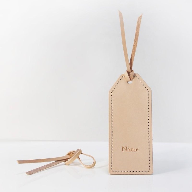 Forest scent bookmark (name tag) [Free name entry] - 书签 - 真皮 