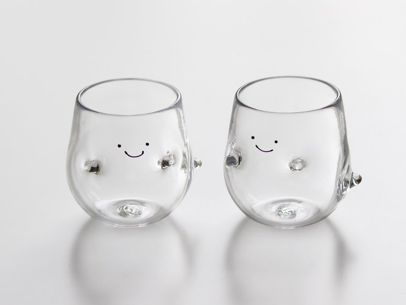 おばけグラス　【透明・１個】 - 玻璃杯 - 玻璃 