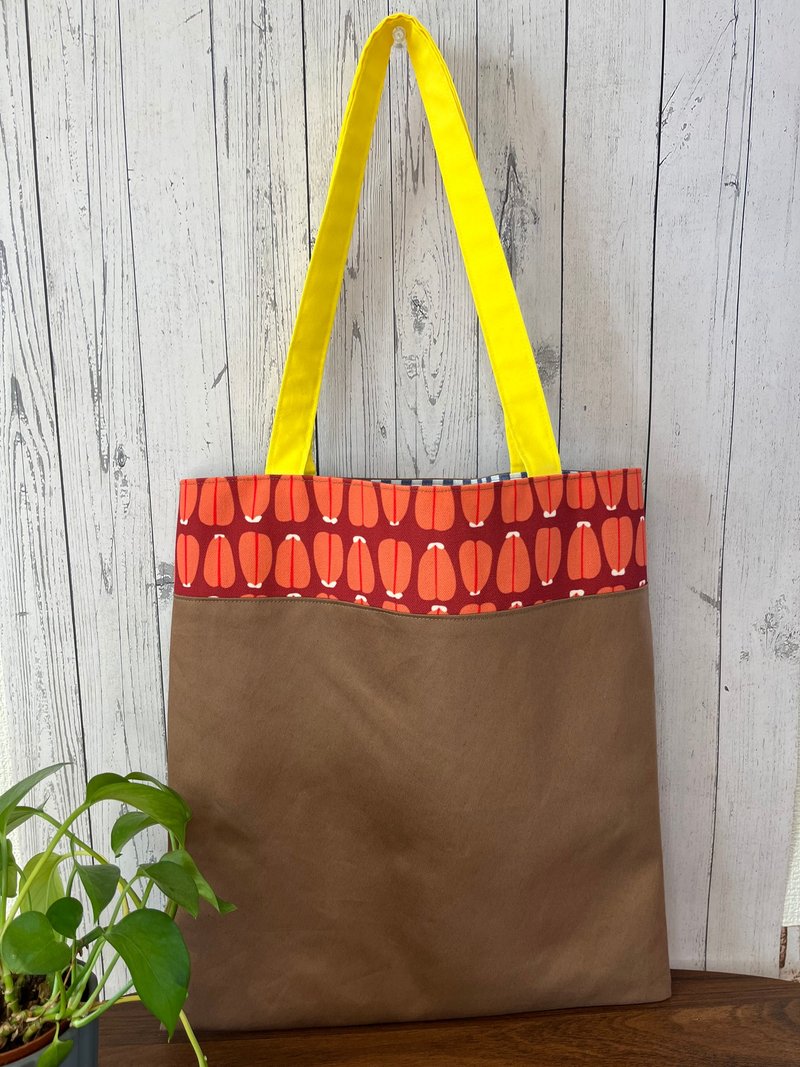 日本制　包包 - 手提包/手提袋 - 棉．麻 红色