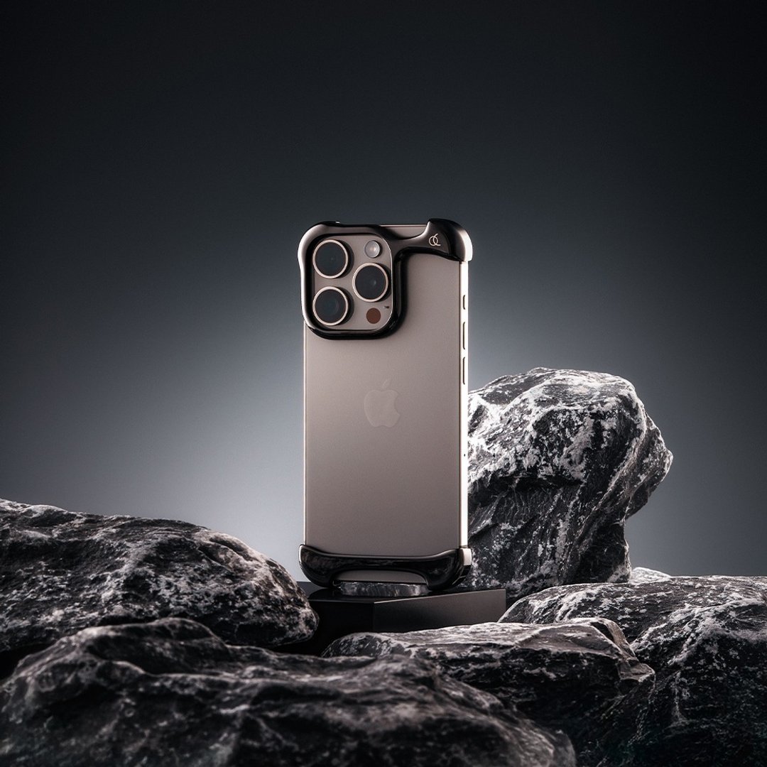 ARC | Arc Pulse iPhone 16 Pro 手机壳 钛玛瑙黑 - 手机壳/手机套 - 贵金属 黑色