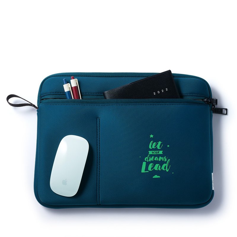 LUCIEN MacBook Air 13/Pro 14 防撞防泼水笔电包-蓝 - 电脑包 - 其他材质 蓝色