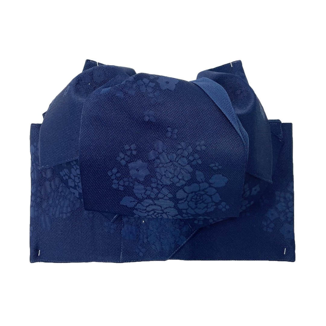 日本制 一体成型 魔术贴 蝴蝶结 浴衣 和服 腰封 茜草色 - 皮带/腰带 - 其他材质 蓝色