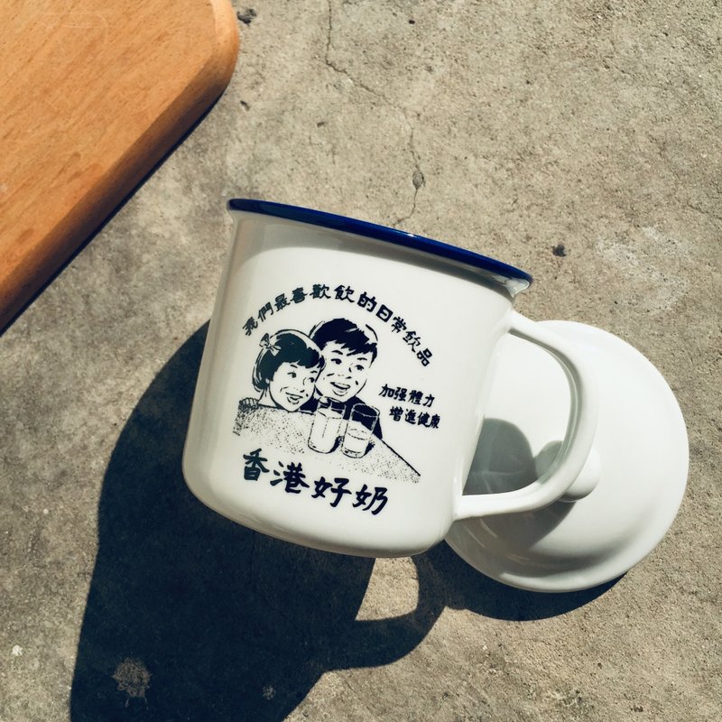 陶瓷杯 | 香港好奶 - 其他杯子 - 瓷 白色
