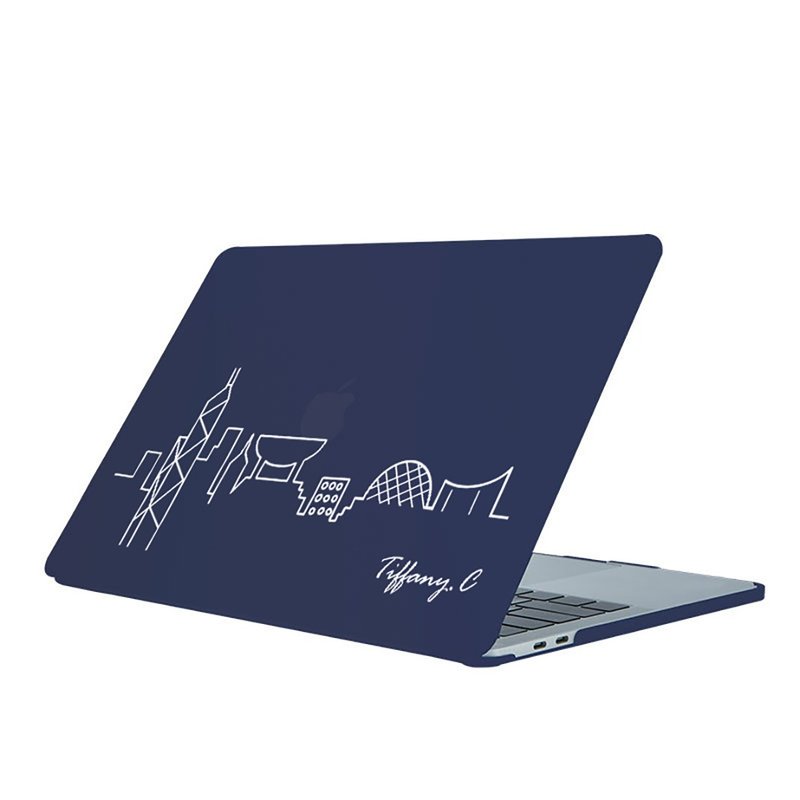 【定制化】【香港夜景(自订名字)】Macbook Case订制 - 电脑配件 - 塑料 灰色