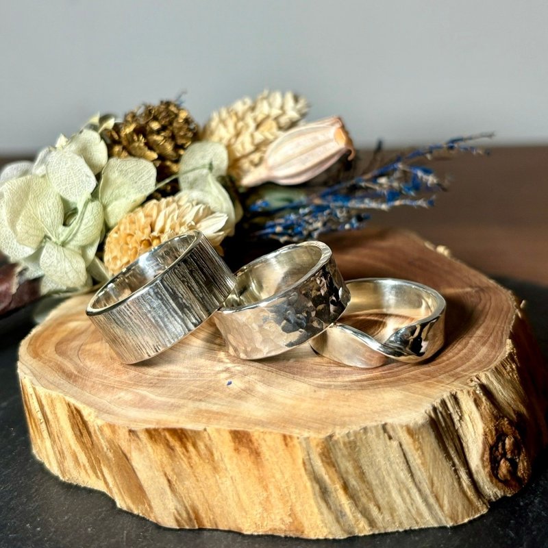 925 纯银宽戒指/ 文化币/ 大稻埕/ 现场完成 - 金工/饰品 - 纯银 