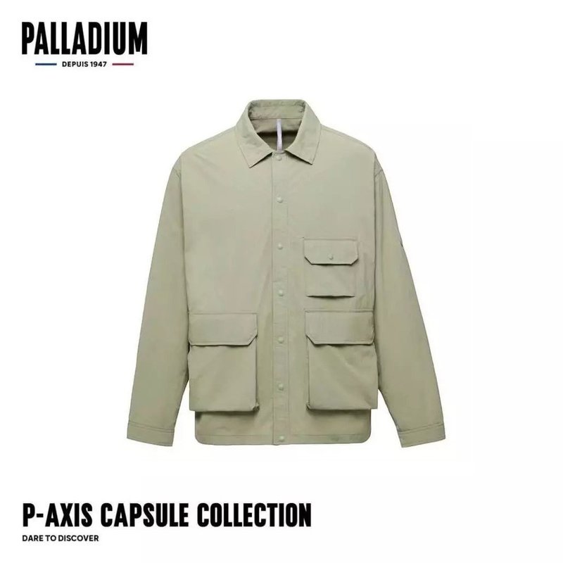 PALLADIUM 防泼水长袖衬衫 中性款 军绿 1011530 - 男装外套 - 尼龙 白色