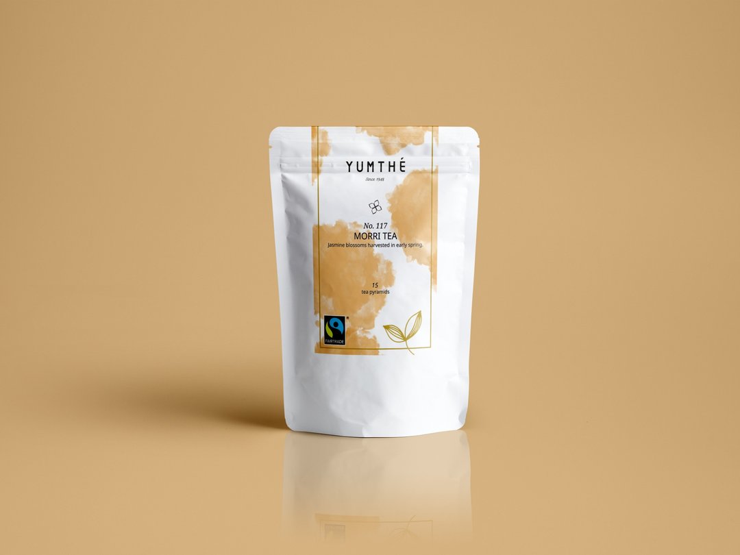 Yumthe【公平贸易认证】有机茉莉花茶 - 入口鲜香清爽 - 有助舒压 - 茶 - 其他材质 白色