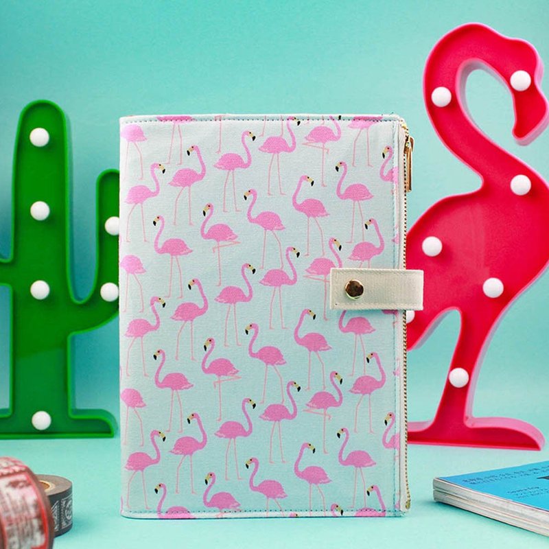 Creer 2019年B6日志(2日1页)手帐/手札-火烈鸟 - 笔记本/手帐 - 纸 蓝色