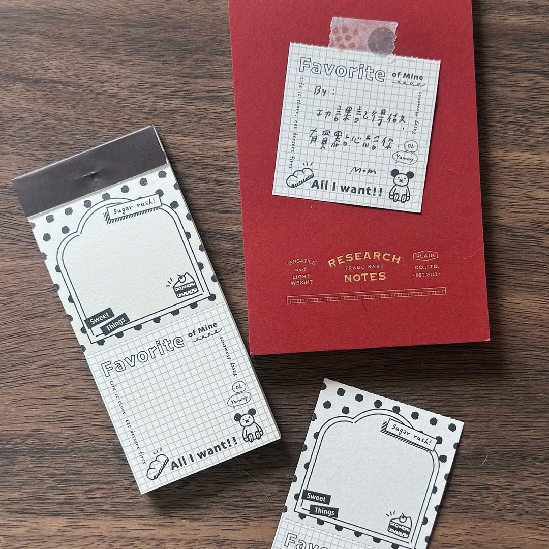 可撕便签本 sweet 甜点 - 便条纸/标签贴 - 纸 