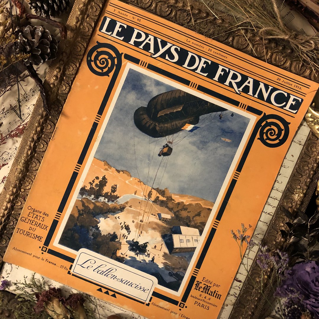法国Le Pays de France百年第一次世界大战画报 - 刊物/书籍 - 纸 卡其色