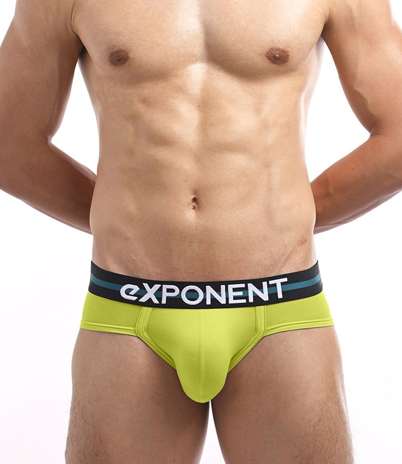 (6色)【多件优惠】EveryWear RAYON 每日轻着感 三角内裤-萤光黄 - 男士内衣裤 - 尼龙 黄色