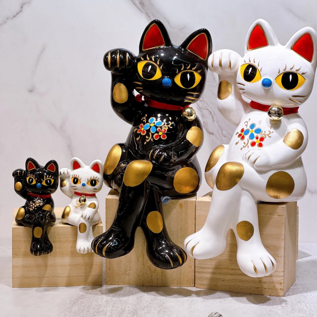【桥脚旺财】日本型爆桥脚招财猫 - 摆饰 - 瓷 白色