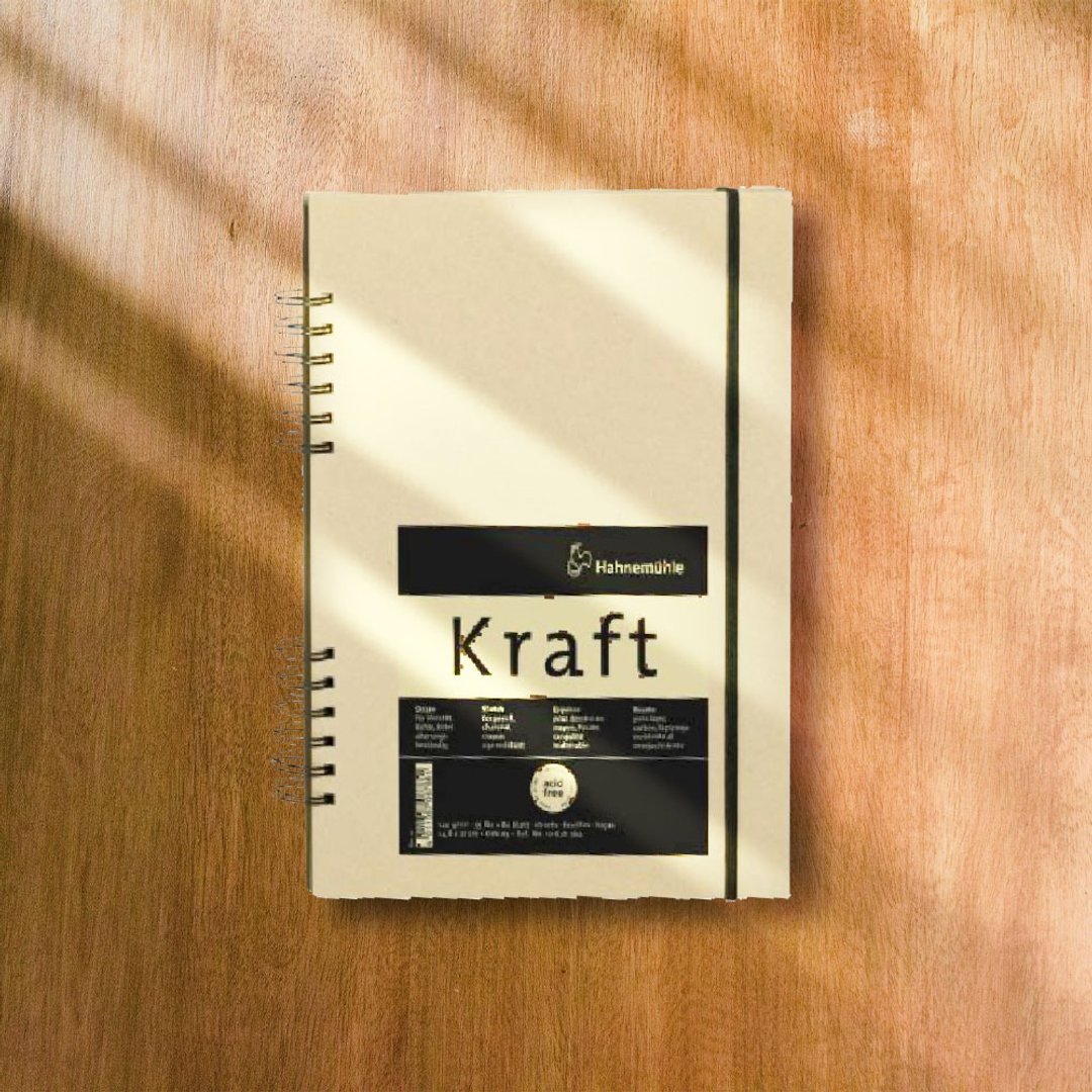 德国 HAHNEMUHLE  KRAFT素描本/A4/120gsm/80张 - 笔记本/手帐 - 纸 卡其色