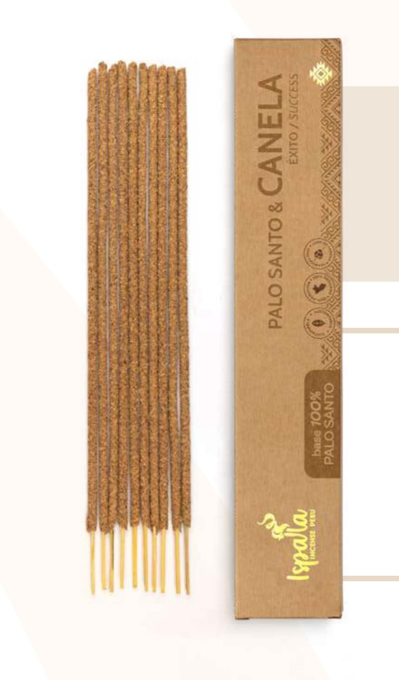 Ispalla Palo Santo & Cinnamon 圣木&肉桂 线香 10支 秘鲁圣木 - 香薰/精油/线香 - 其他材质 咖啡色