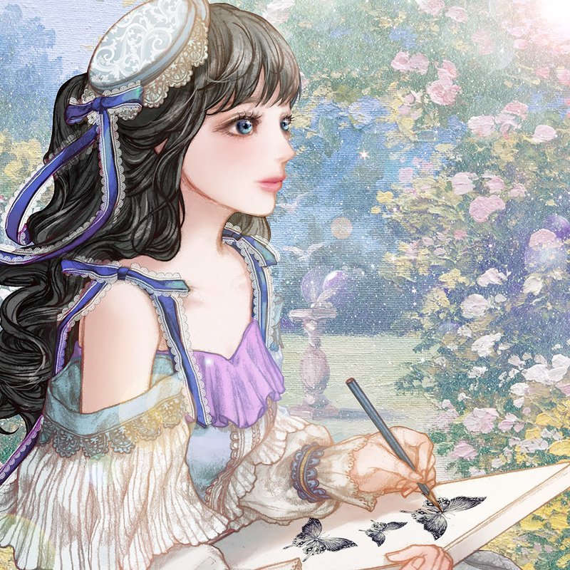 插画贴纸 (7种颜色) - 贴纸 - 纸 