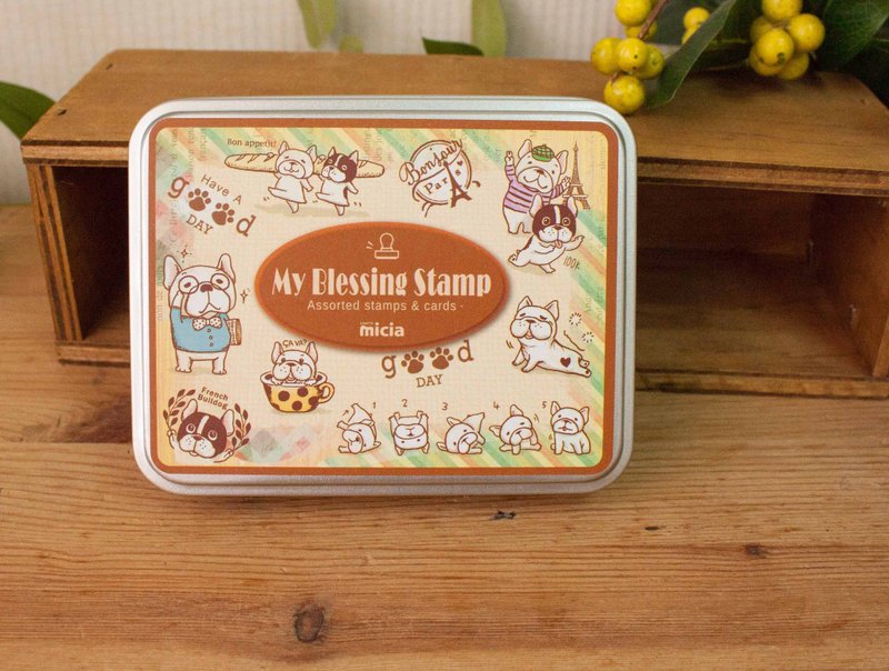 我的祝福铁盒印章组-法斗巴黎GO FB02 - 印章/印台 - 其他材质 