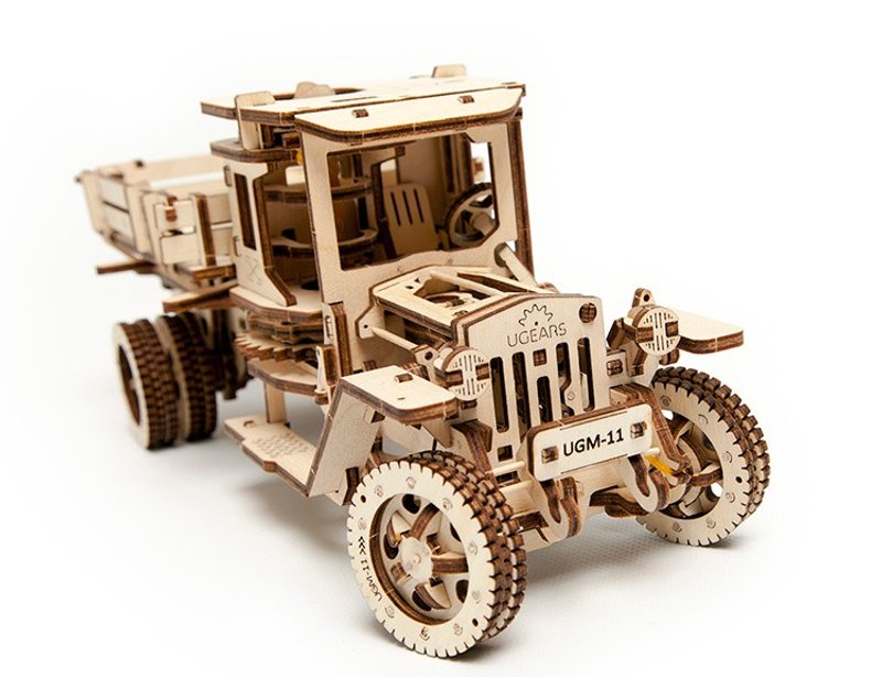 /Ugears/ 乌克兰木制模型 四轮驱动卡车 Truck UGM-11 - 数码小物 - 木头 
