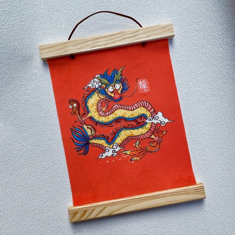 龙挂布 - 海报/装饰画/版画 - 其他材质 